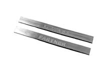 Peugeot Partner 1996-2008 Door Sill Protectors V2 (Carmos, 2 pcs, Stainless Steel) photo 1