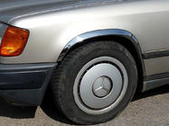 Mercedes E-class W124 1984–1997 Fender flares 1985-1989 (4 pcs, stainless steel) photo 1