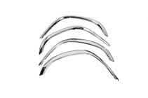 Mercedes E-class W124 1984–1997 Fender flares 1985-1989 (4 pcs, stainless steel) photo 2