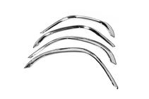 Mercedes E-class W124 1984–1997 Fender flares 1985-1989 (4 pcs, stainless steel) photo 3