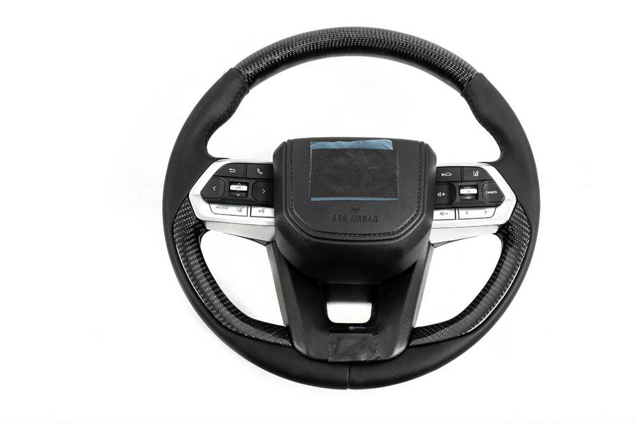 Toyota Land Cruiser 200 2007-2021 Steering Wheel Assembly TLC300 Design (Real Carbon) Image