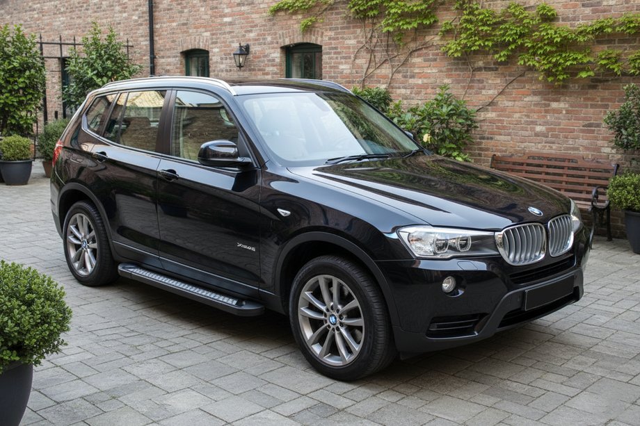 BMW X3 F25 2011-2018 Side Steps Vision New Black (2 pcs, Aluminum) Photo 1