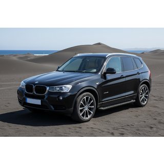 Side Steps Allmond Black (2 pcs, Aluminum) BMW X3 F25 2011-2018 photo 1