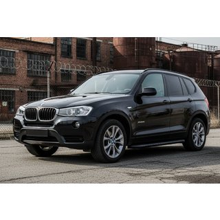 Side Steps Bosphore Black (2 pcs, Aluminum) BMW X3 F25 2011-2018 photo 1