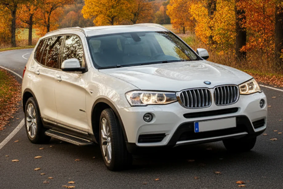 BMW X3 F25 2011-2018 Side Steps Bosphore Grey (2 pcs, Aluminum) Image