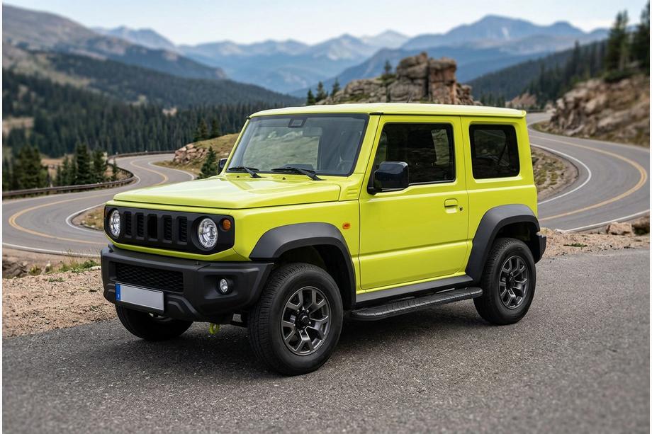 Suzuki Jimny 2018- Side Steps Bosphore Black (2 pcs, Aluminum) Image