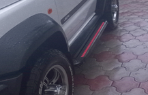 Suzuki Jimny 2018- Side Steps Maya Red (2 pcs, Aluminum) photo 3