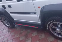 Suzuki Jimny 2018- Side Steps Maya Red (2 pcs, Aluminum) photo 1