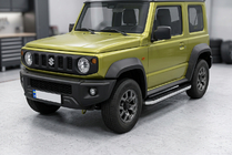 Suzuki Jimny 2018- Side Steps Tayga Grey (2 pcs, Aluminum) photo 1
