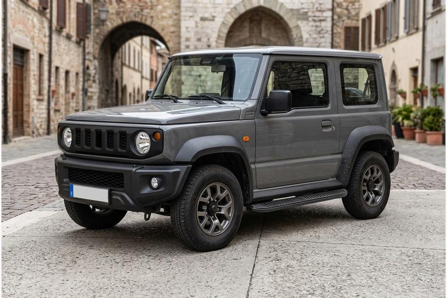 Suzuki Jimny 2018- Side Steps Tayga Black (2 pcs, Aluminum) Image