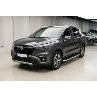Side Steps Tayga Grey (2 pcs, Aluminum) Suzuki SX4 S-Cross 2021- photo 1