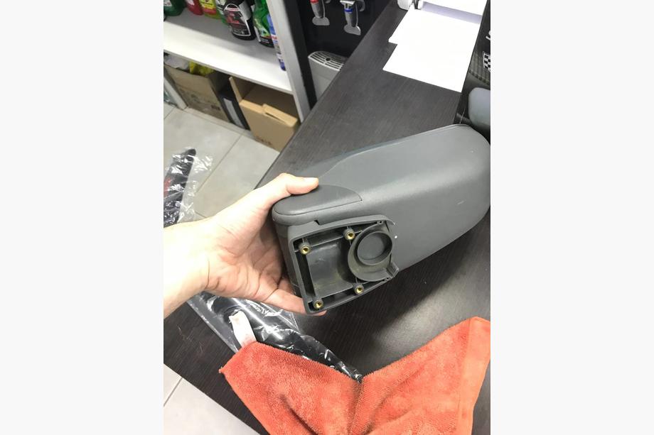DISCOUNT! Universal armrest without mount (grey) Image