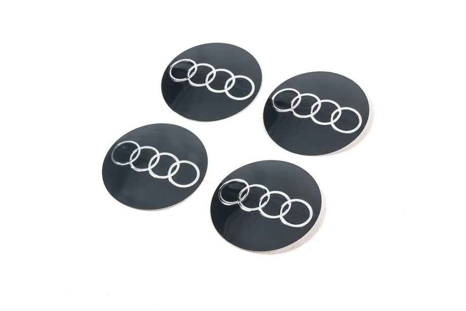 Audi Stickers for wheel center caps 65mm (4pcs) Image