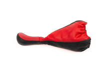 Universal Gear Shift Boot with Knob (red, leather) photo 2