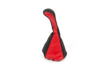 Universal Gear Shift Boot with Knob (red, leather) photo 4