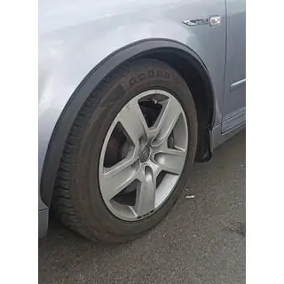 Fender flares (4 pcs, black, ABS plastic)