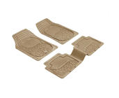 Universal Rubber Floor Mats (4 pcs, PUFI BUBBLE HB beige) photo 1