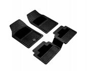 Universal Rubber Car Mats (4 pcs, PUFI CLASSIC HB PLUS, black) photo 1