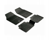 Universal Rubber Floor Mats (4 pcs, PUFI CLASSIC HB, Black) photo 1