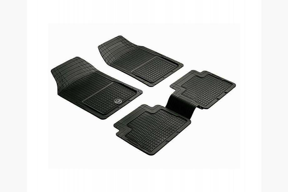 Universal Rubber Floor Mats (4 pcs, PUFI CLASSIC HB, Black) Image