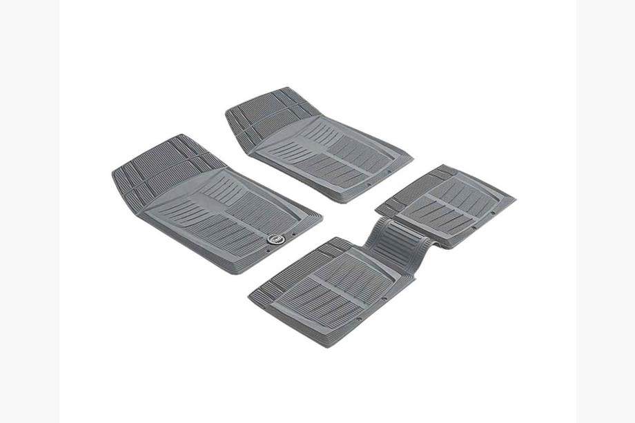 Universal Rubber Floor Mats (4 pcs, PUFI SMART, Grey) Image