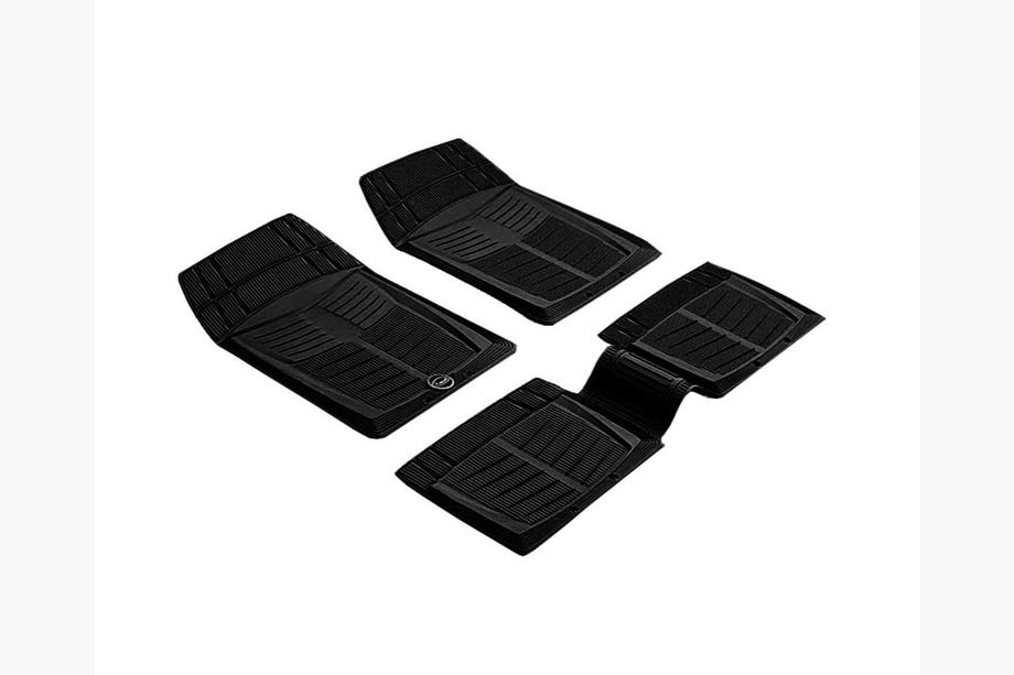 Universal Rubber Floor Mats (4 pcs, PUFI SMART, Black) Image