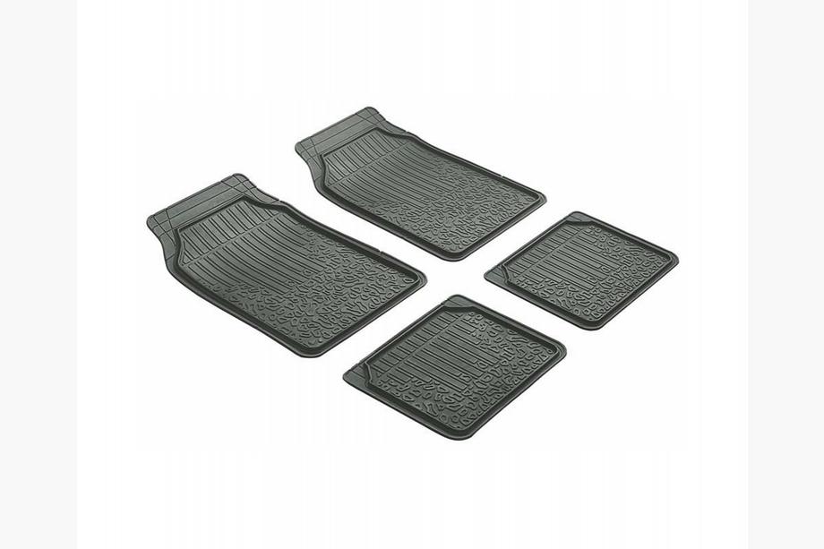 Universal Car Floor Mats (4 pcs, PUFI Ural, Black) Image