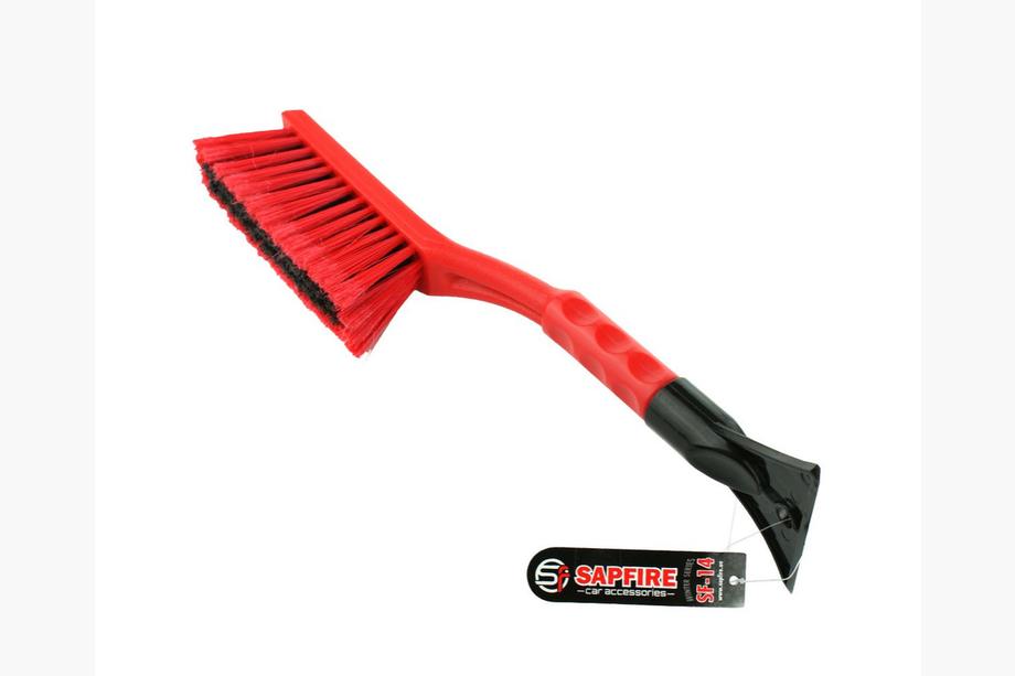 Motorsport winter Ice Scraper with Brush and Plastic Handle SF-14 SAPFIRE Image