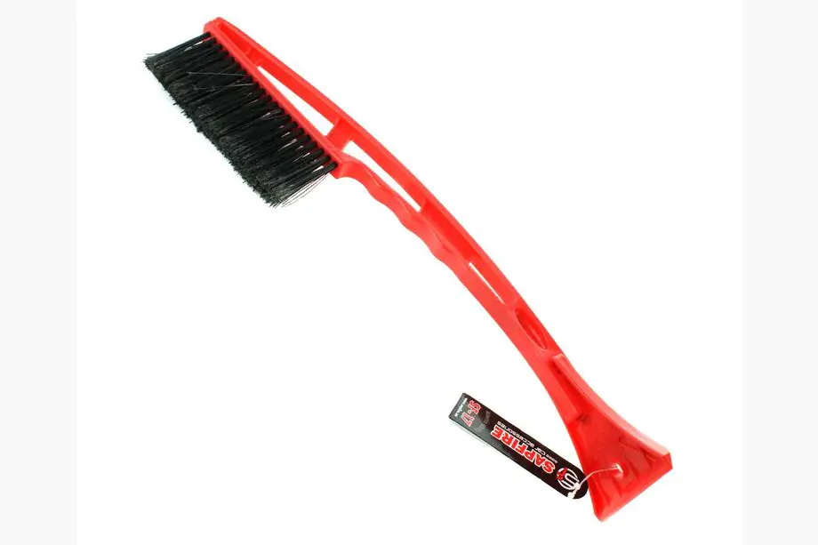 Motorsport winter Ice Scraper with Brush and Plastic Handle SF-17 SAPFIRE Image