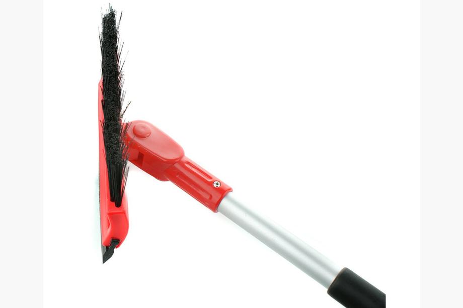 Motorsport winter Snow brush with ice scraper and telescopic aluminum handle 65-95 cm SF-21 SAPFIRE Photo 3