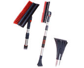 Motorsport winter Snow brush with ice scraper and squeegee on telescopic handle with holder SAPFIRE CA-85 photo 3