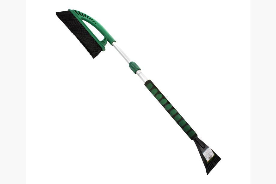 Motorsport winter Snow brush with ice scraper and telescopic aluminum handle 65-95 cm SF-96 SAPFIRE Image