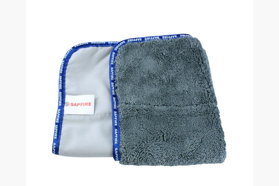 Double-Sided Microfiber and Synthetic Chamois Cloth 35x40 cm SA-226 SAPFIRE Photo 2
