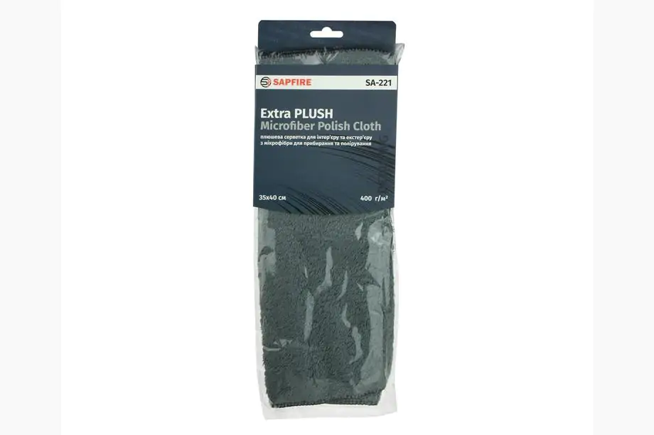 Plush Microfiber Cloth 35x40 cm SA-221 SAPFIRE Image