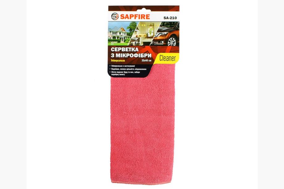 Universal Wipes 35x40 cm Red SA-210 SAPFIRE Cleaner Image