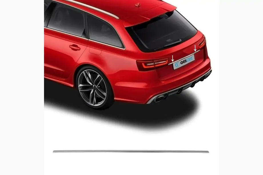 Audi A4 B7 2004-2008 Rear Trim Stainless Steel Image
