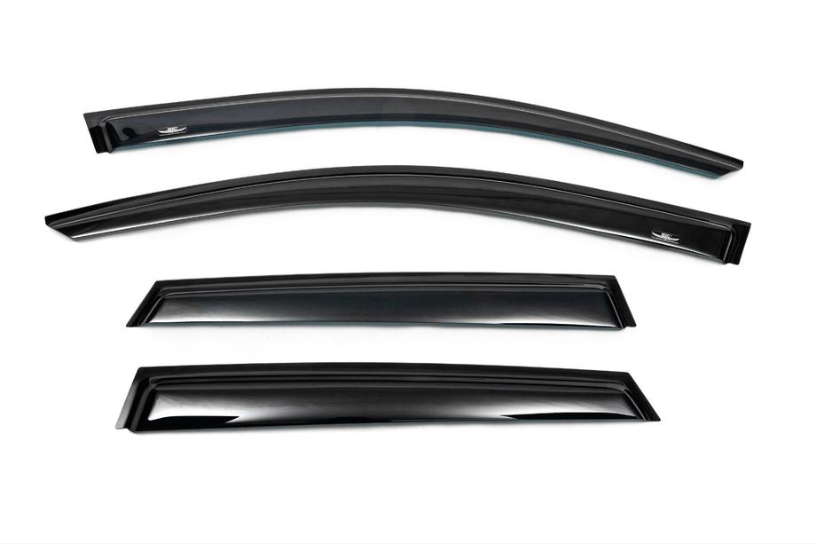 Audi A4 B8 2007-2015 Window wind deflectors (Avant, 4 pcs, HIC) Image