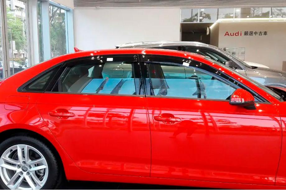 Audi A4 B9 2015-2024 Side window wind deflectors Sedan (4 pcs, HIC) Image