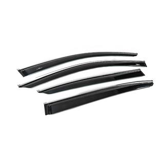 Window Deflectors SD with Chrome Trim for USA (4 pcs, HIC) Honda Accord IX 2013-2017 photo 3