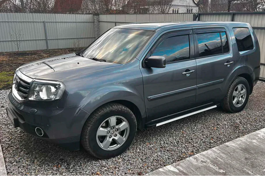 Honda Pilot 2008-2015 Window Deflectors (4 pcs, HIC) Image