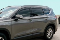 Hyundai Santa Fe 4 2018-2023 Window Deflectors (4 pcs, HIC) photo 1