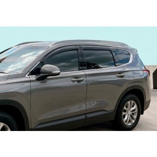 Window Deflectors (4 pcs, HIC) Hyundai Santa Fe 4 2018-2023 photo 1