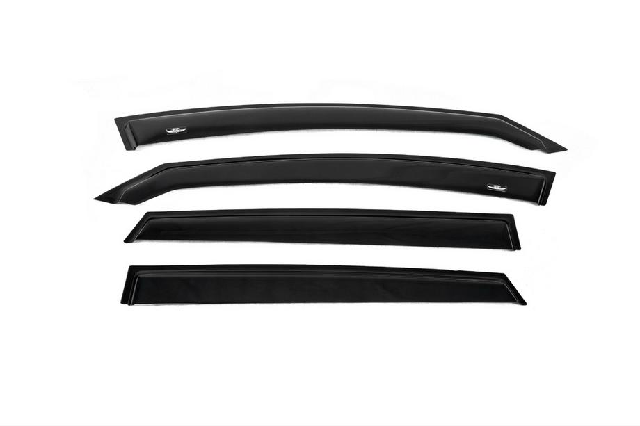 Kia Carens 2012- Window Deflectors (4 pcs, HIC) Image