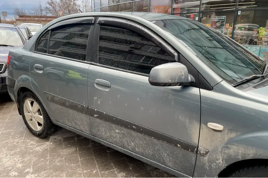 Kia Rio 2005-2011 Window Deflectors SD (4 pcs, HIC) Photo 1
