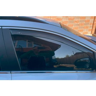 In-channel window deflectors (4 pcs, HIC) Kia Sportage 2015-2021 photo 1
