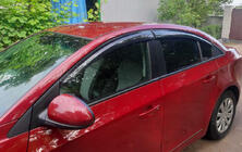 Chevrolet Cruze 2009–2015 Window Deflectors SD (4 pcs, Sunplex) photo 1