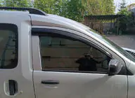 Renault Dokker 2013-2022 Window Deflectors (2 pcs, Sunplex Sport) photo 2