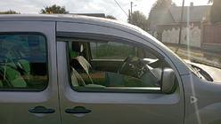 Renault Kangoo 2008–2020 Window Deflectors (2 pcs, Sunplex Sport) photo 3