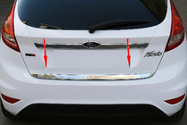 Ford Fiesta 2008-2017 Trunk Trim Stainless Steel Carmos - Turkish Stainless Steel photo 3