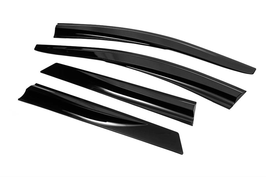 Dacia Duster 2018-2024 Window Deflectors (4 pcs, Sunplex Sport) Photo 8